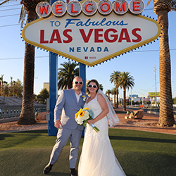 Las Vegas Sign Wedding